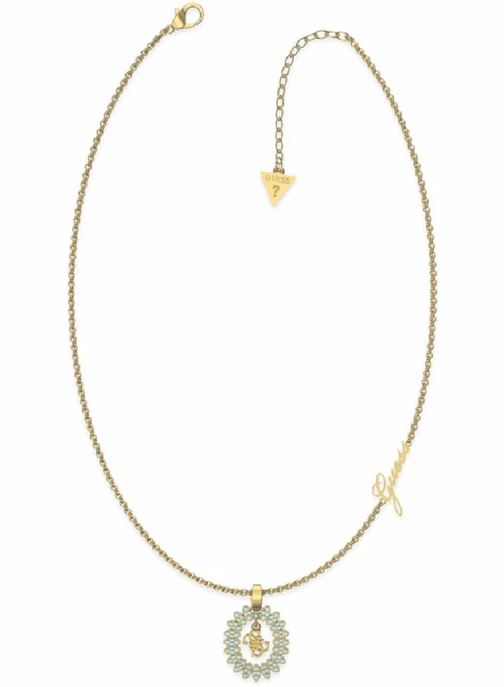 Aqua Charm Necklace
