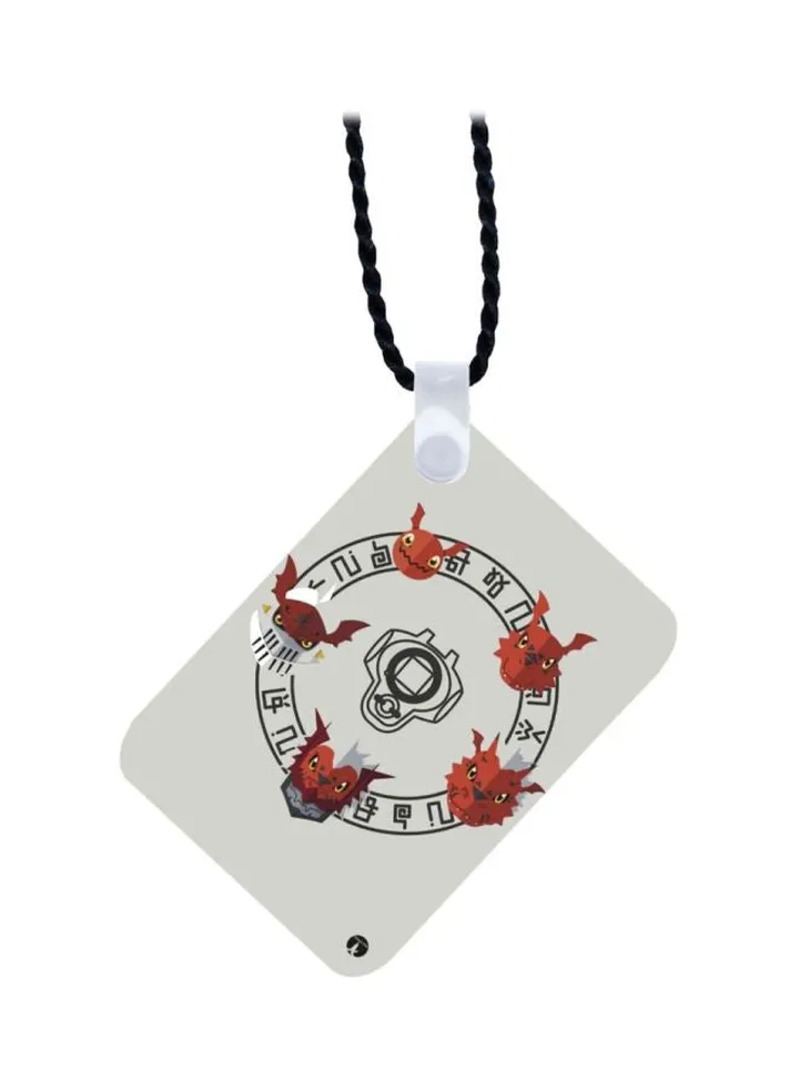 Wooden Anime Digimon Pendant