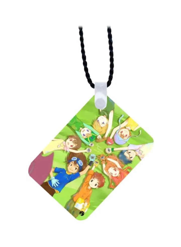 Anime Digimon Wooden Pendant