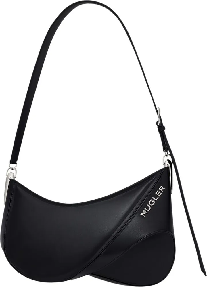 Large Spiral Leather Shoulder Bag