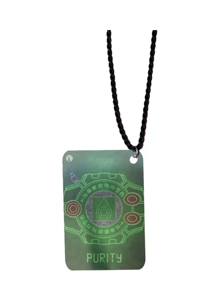 Metal Anime Digimon Prints Pendant Necklace
