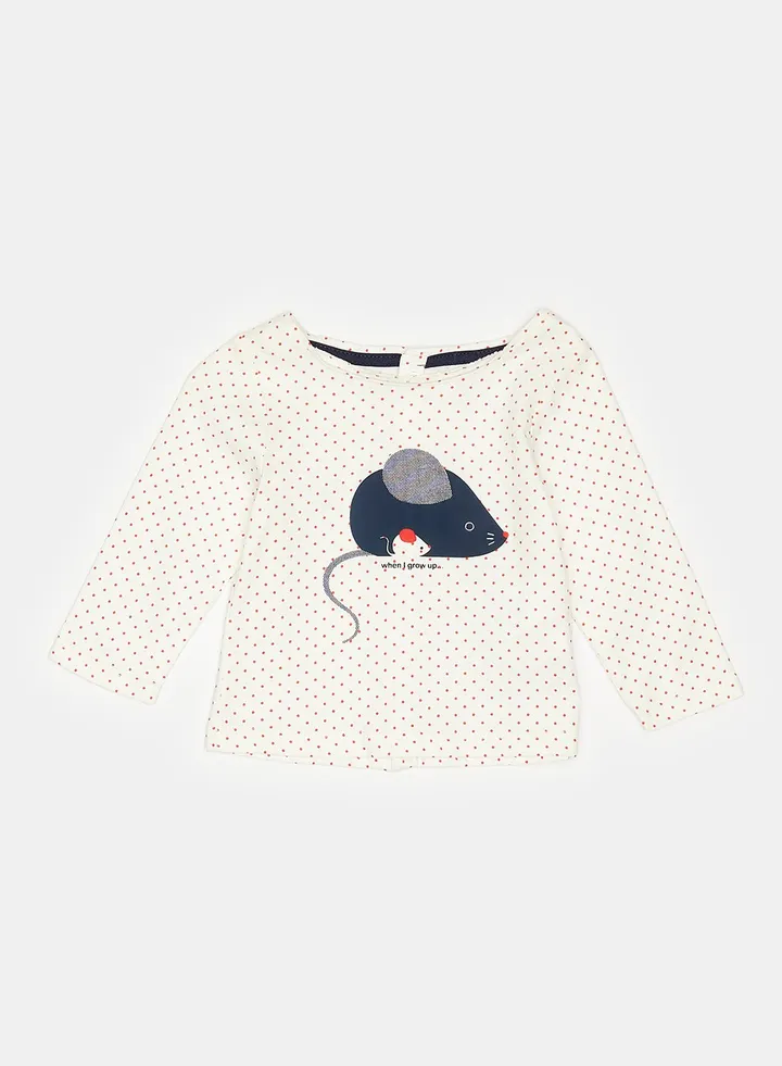 OBaiBi By Okaidi Baby Girls Tshirt