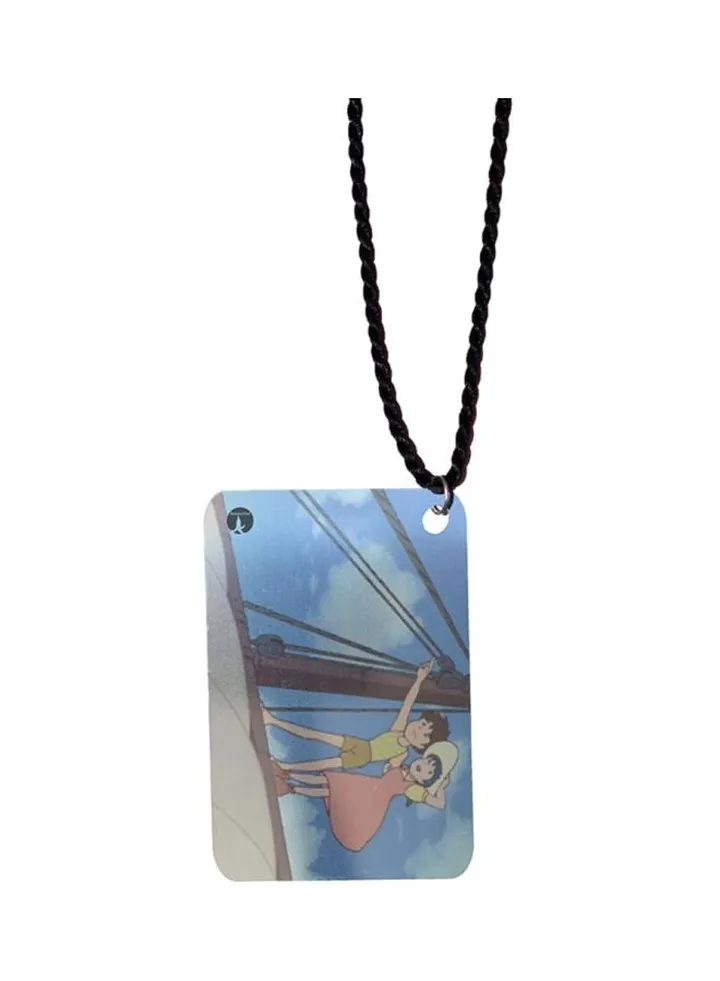 Metal Anime Prints Pendant Necklace