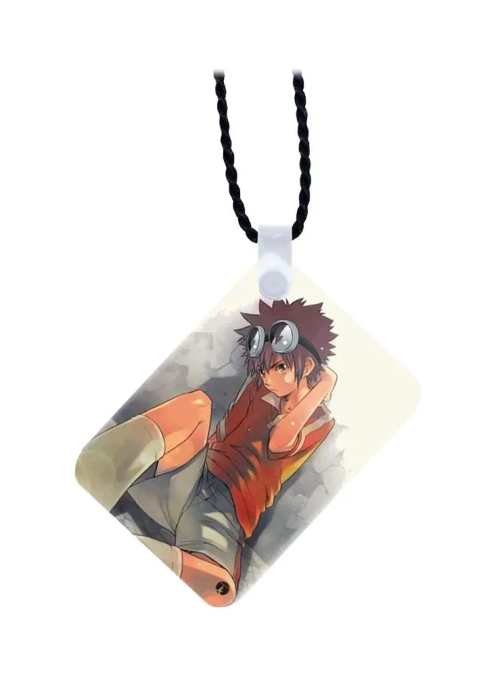 Anime Digimon Wooden Pendant
