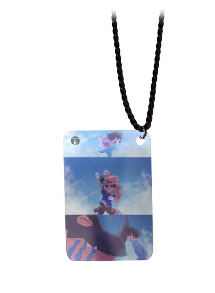 Anime Digimon Metal Pendant Necklace