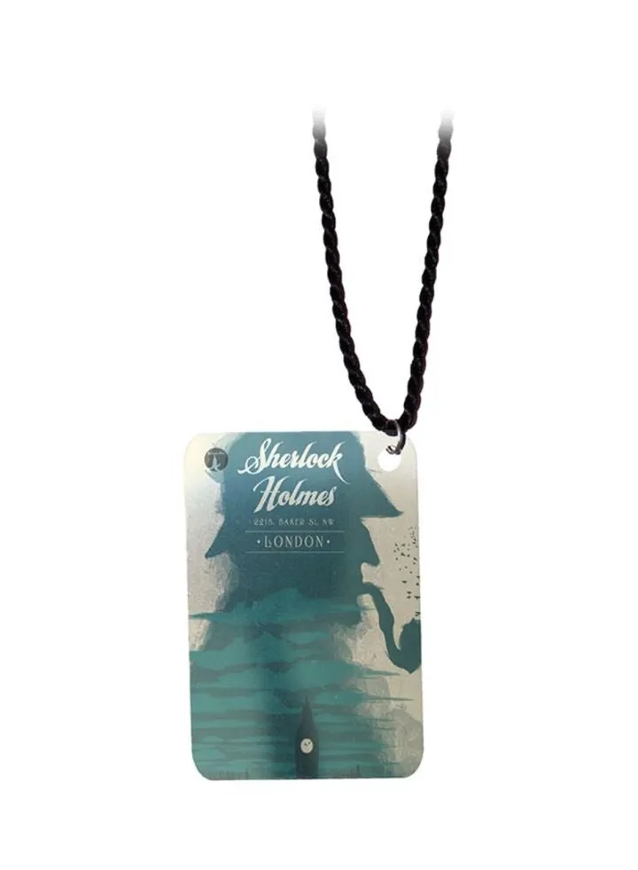 Metal Sherlock Pendant Necklace