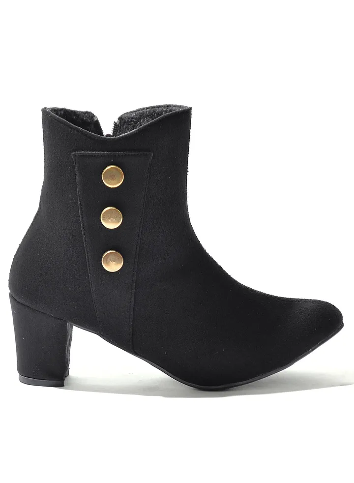 Ankle Boot Suede Capsule-Black