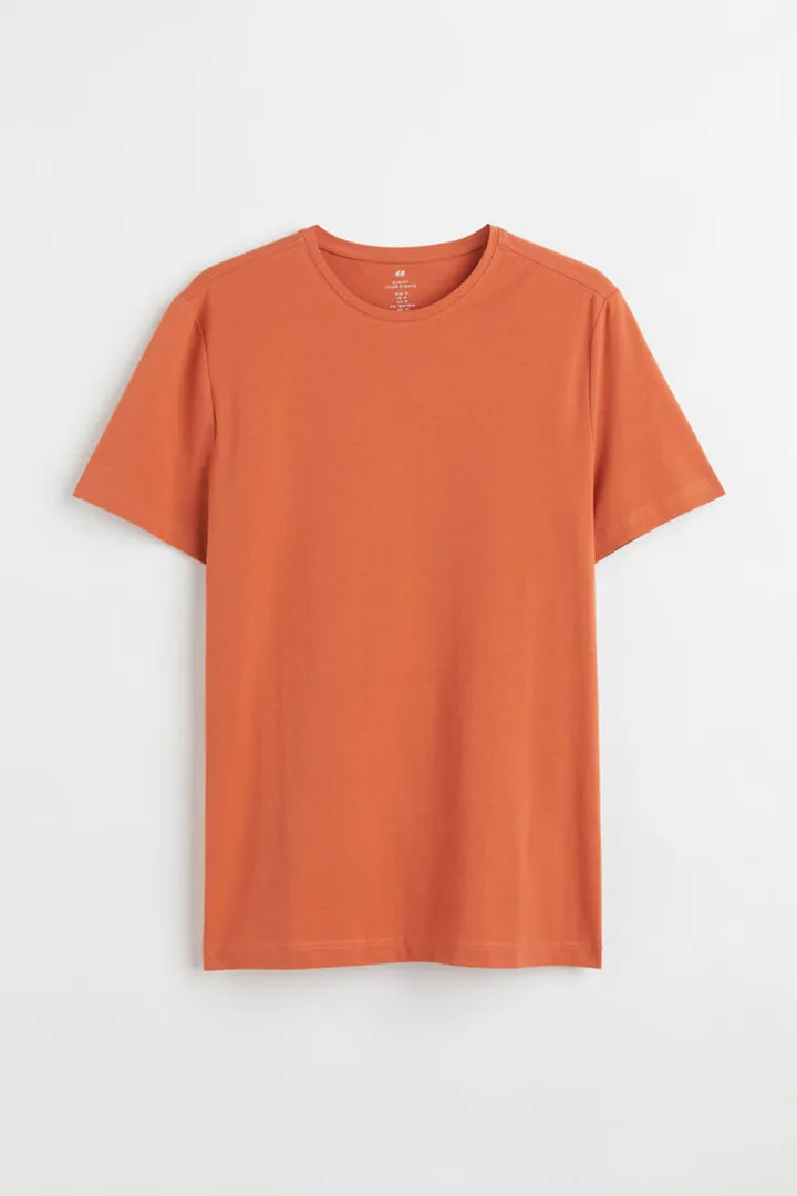 Slim Fit Round-necked T-shirt