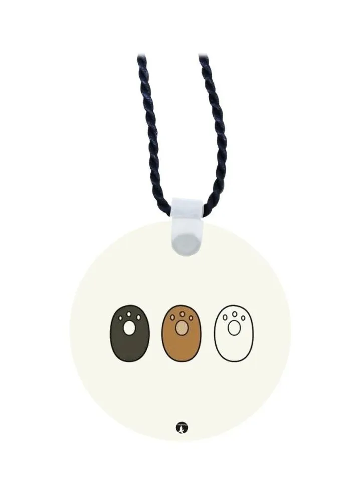 We Bare Bear Wooden Pendant