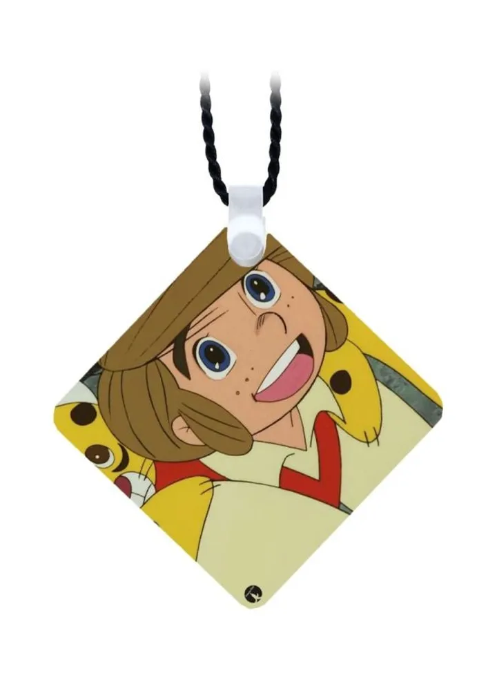 Wooden Anime Prints Pendant Necklace