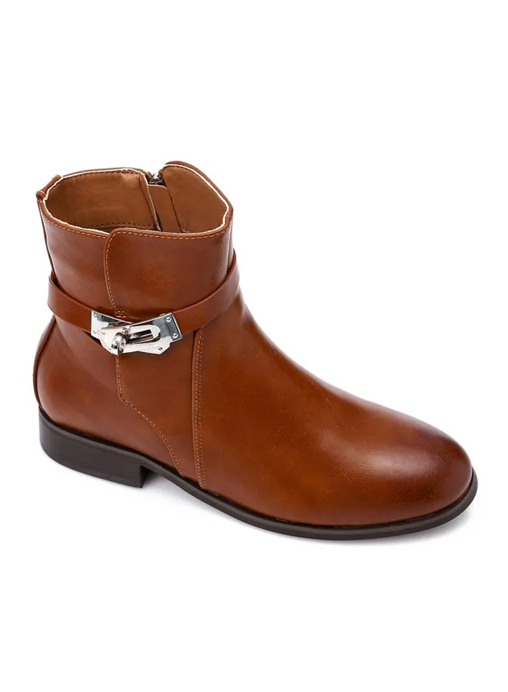Women's fashion biker boots