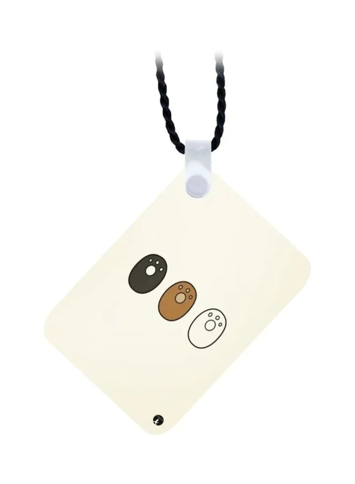 We Bare Bear Wooden Pendant