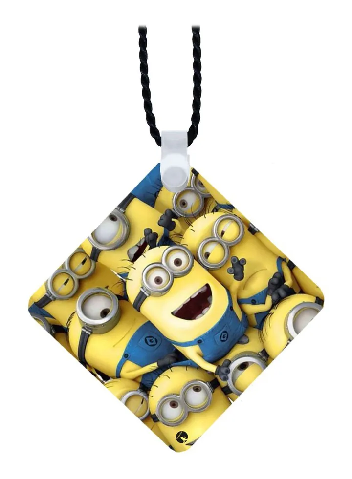 Wooden Minion Pendant Necklace