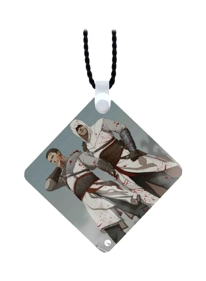 Wooden Assassin's Creed Pendant