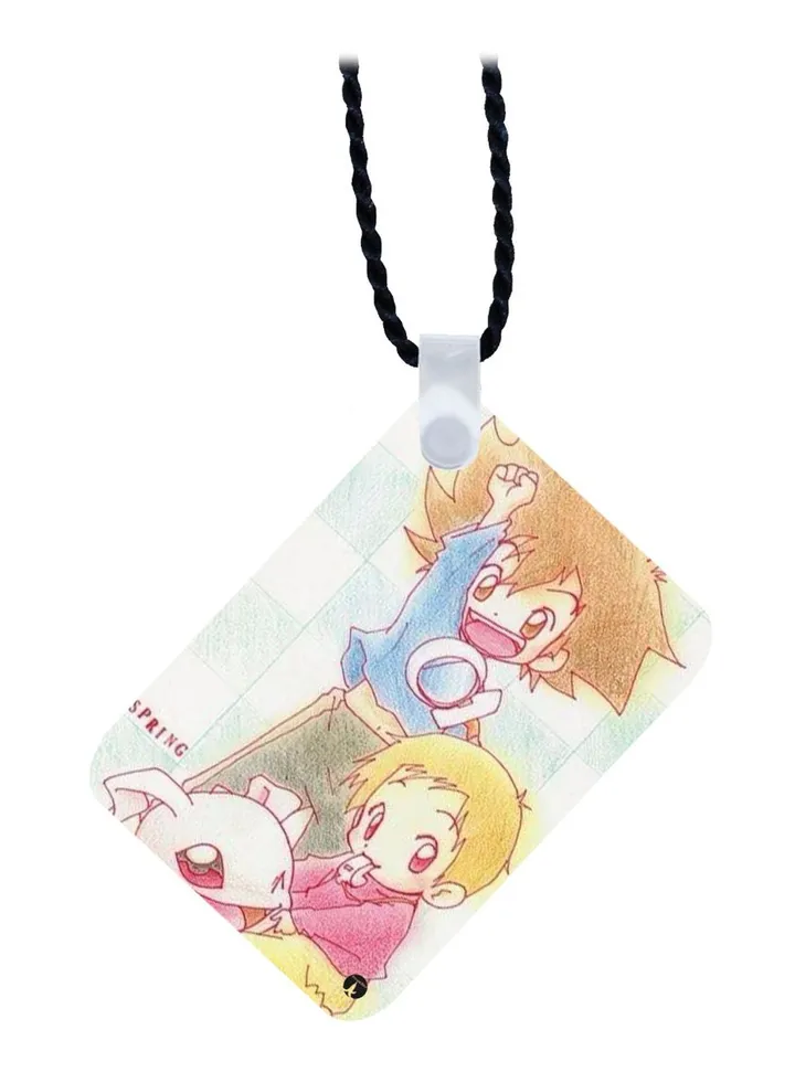 Wooden Anime Digimon Pendant Necklace