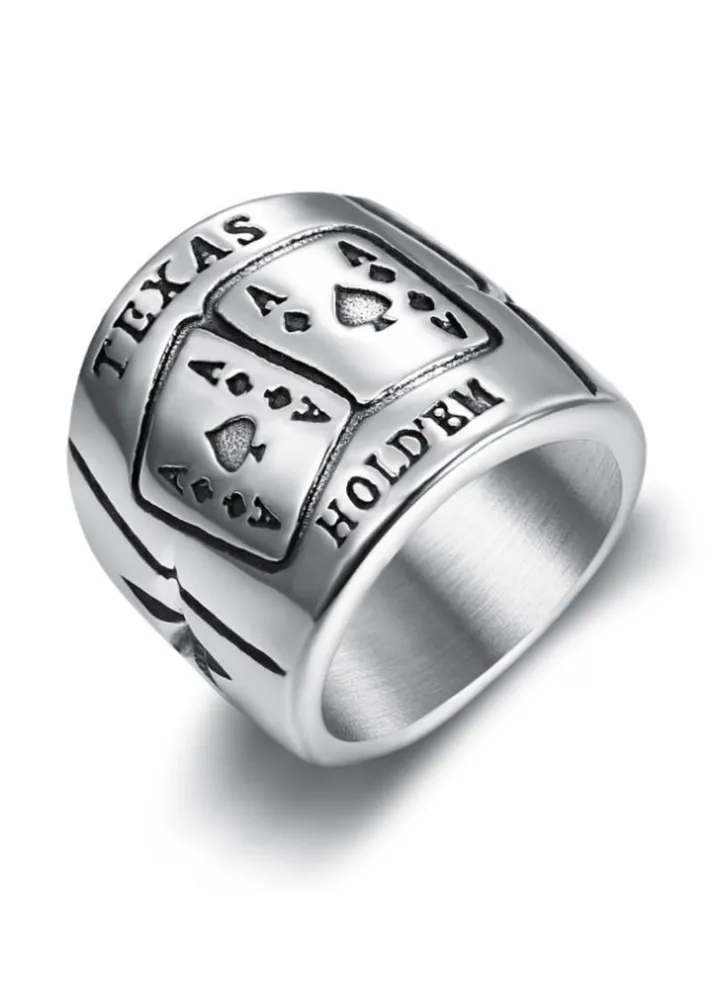 Texas Playing Cards Ring