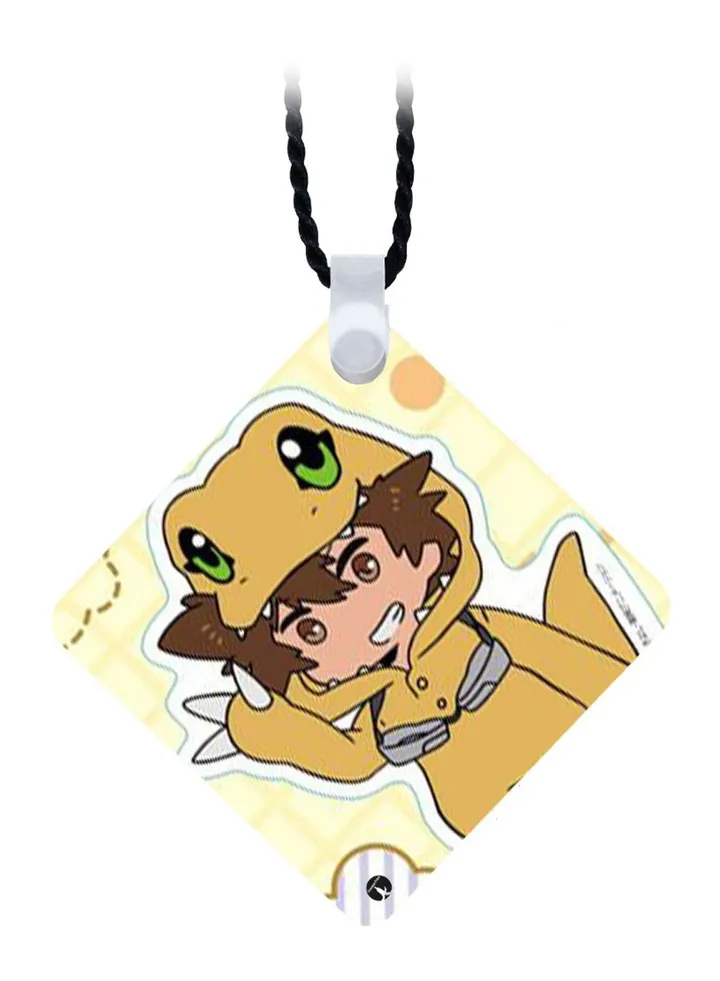 Wooden The Anime Digimon Pendant Necklace