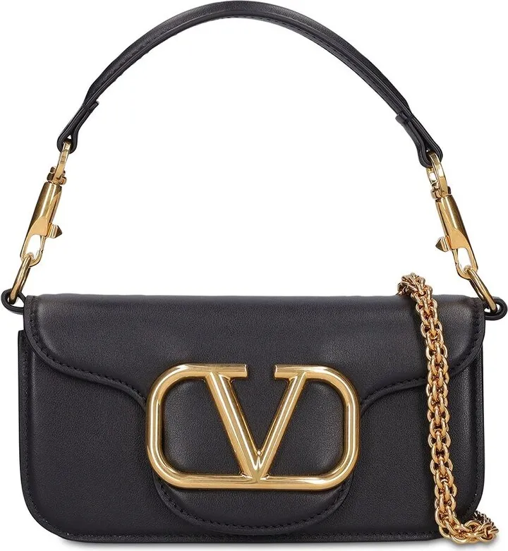 SM Locò leather shoulder bag