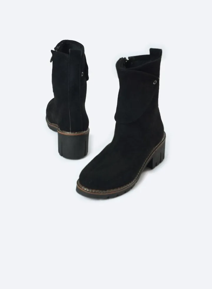 Half Boot Safety With Ribbon
