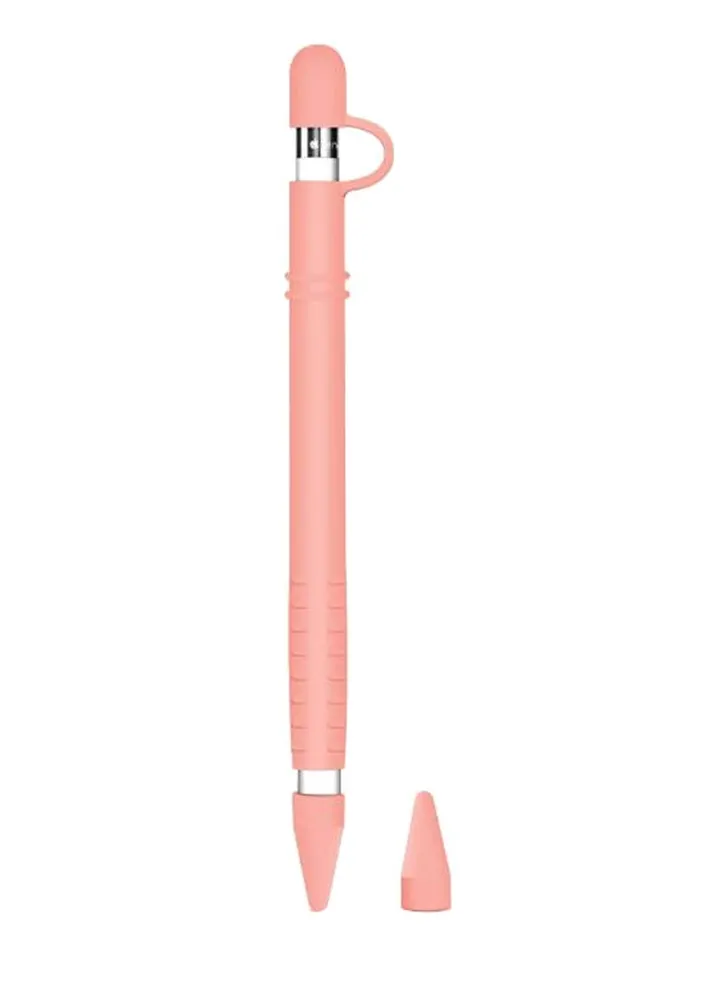 Sleeve Case Cover With Charging Cap Holder For Apple Pencil Pink