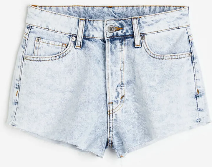 Curvy Fit Denim Shorts