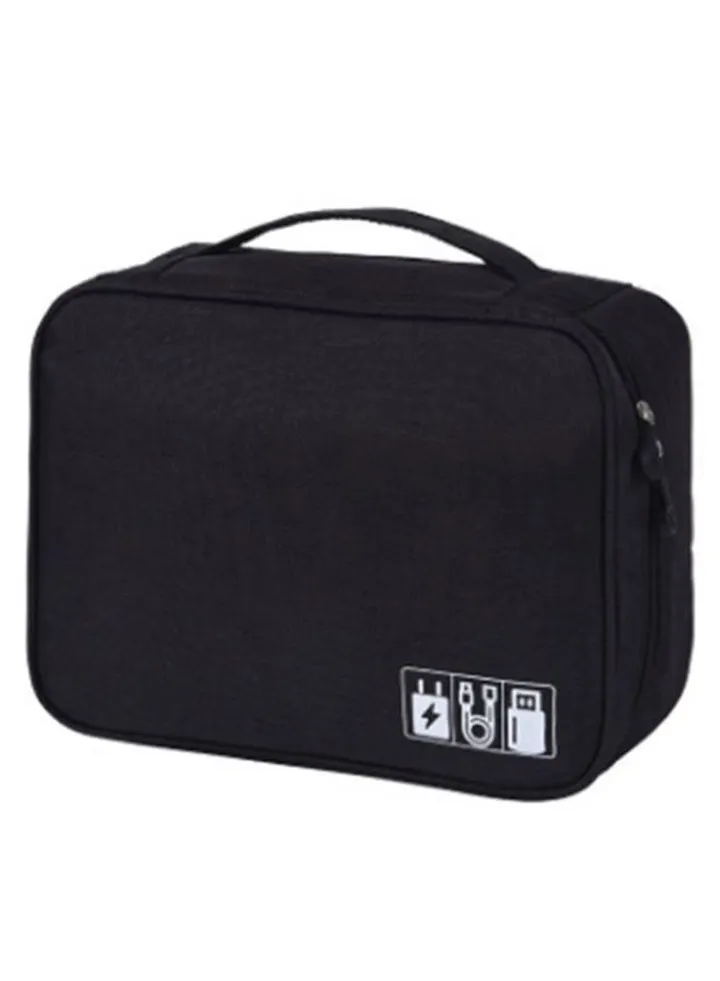 Portable Waterproof Finishing Gadget Holder Case Black