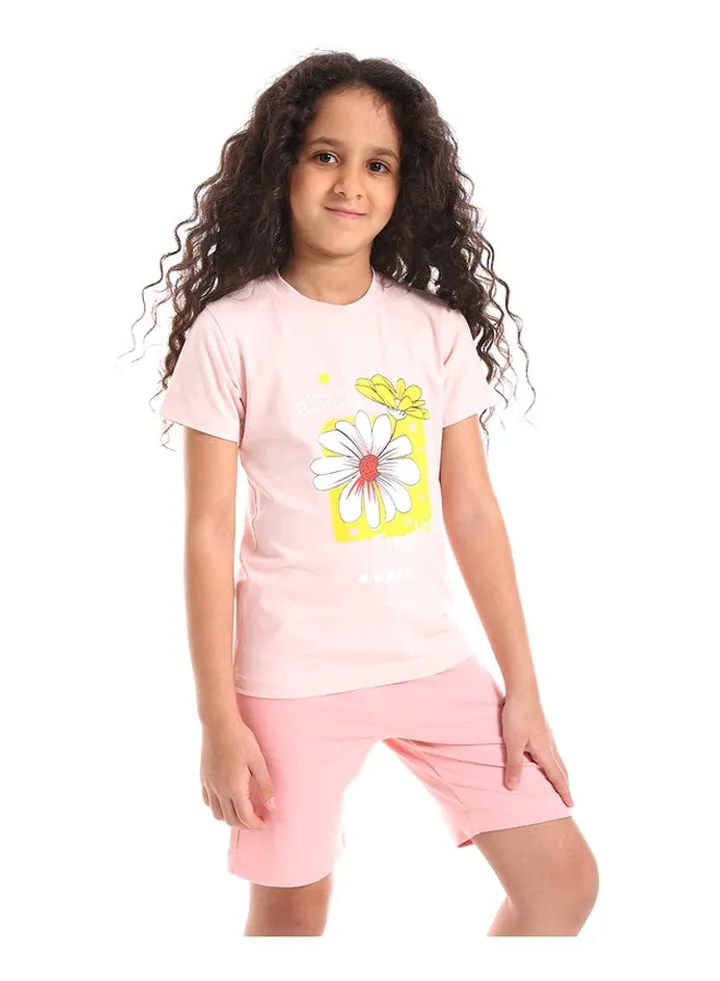 Girls Cotton Printed T-Shirt