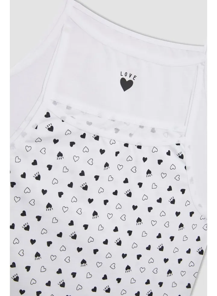Girl Regular Fit Underwear Top - 2 Pack