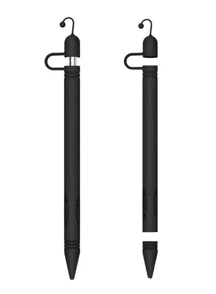 Sleeve Case Cover And Nib Cover For Apple Pencil Black