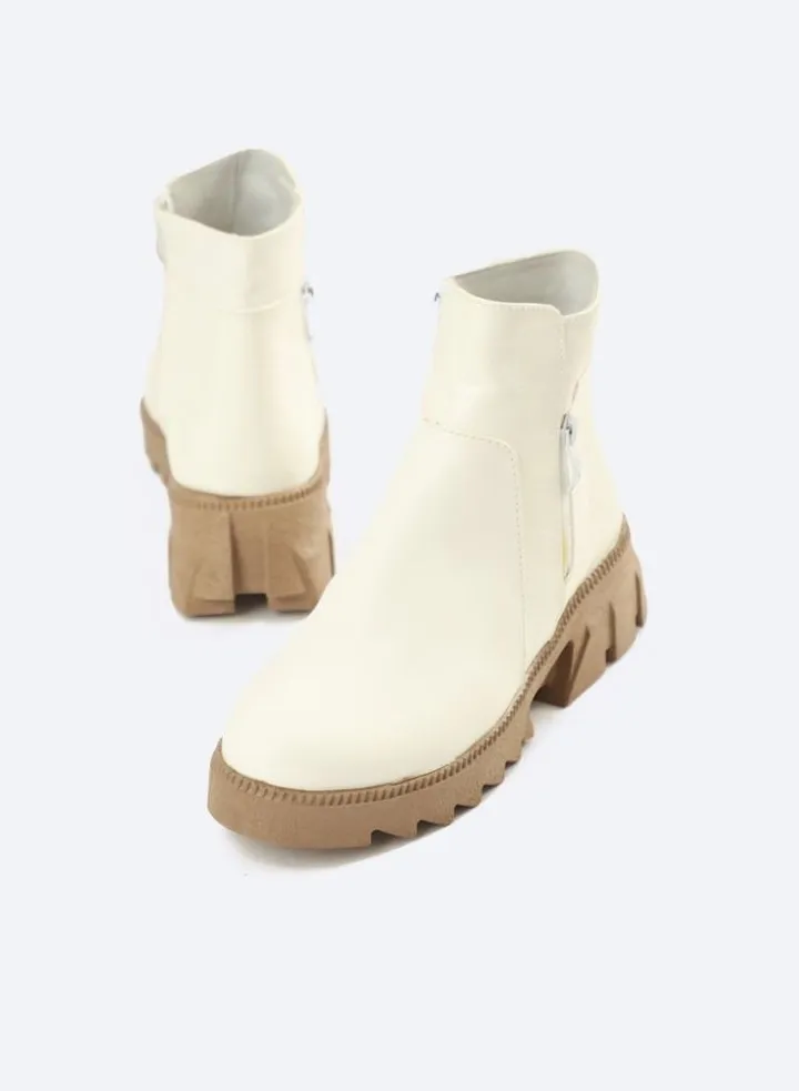 Mini Boot Double Zipper
