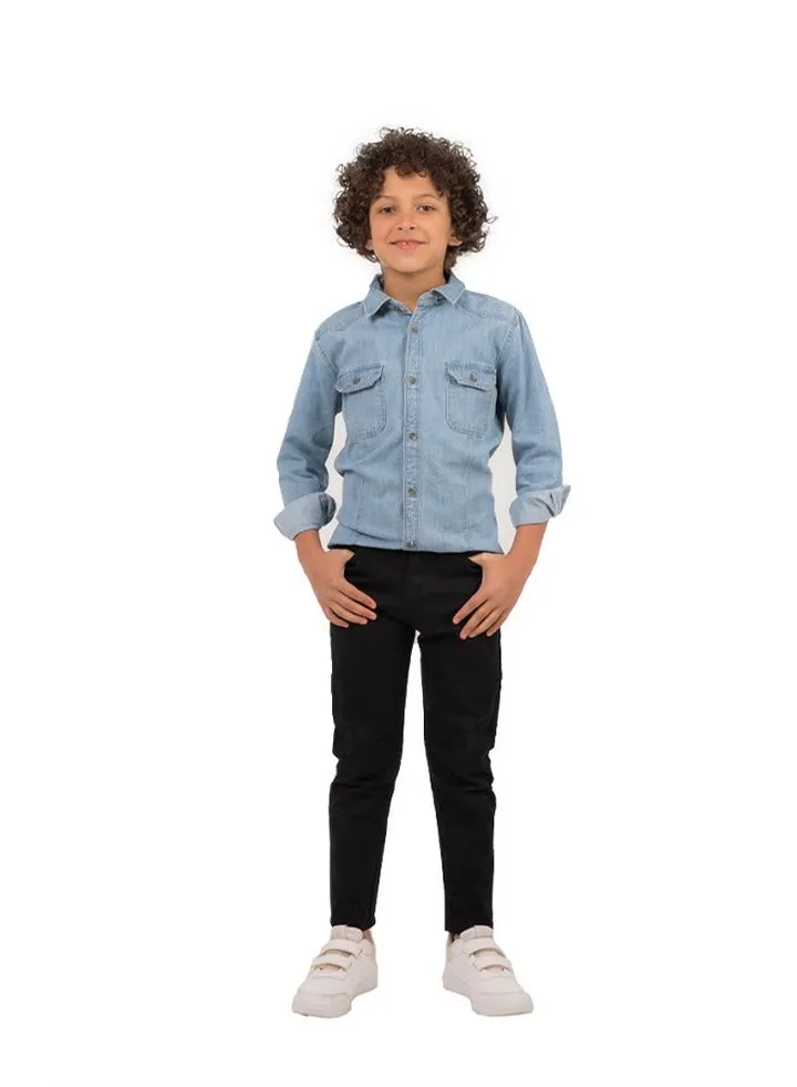 Carrot Fit Denim Pant For Kids