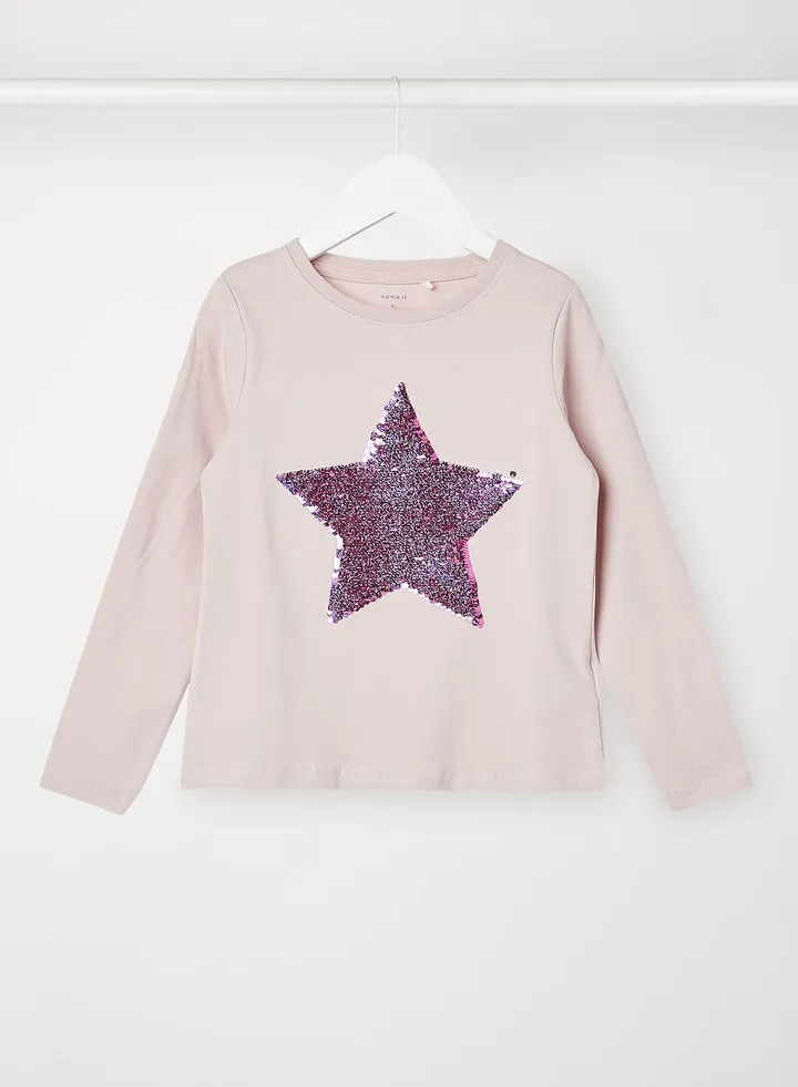 Kids Sequin Star T-Shirt