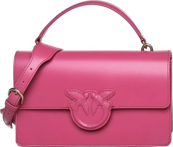 Pinko Love Birds Foldover Tote Bag