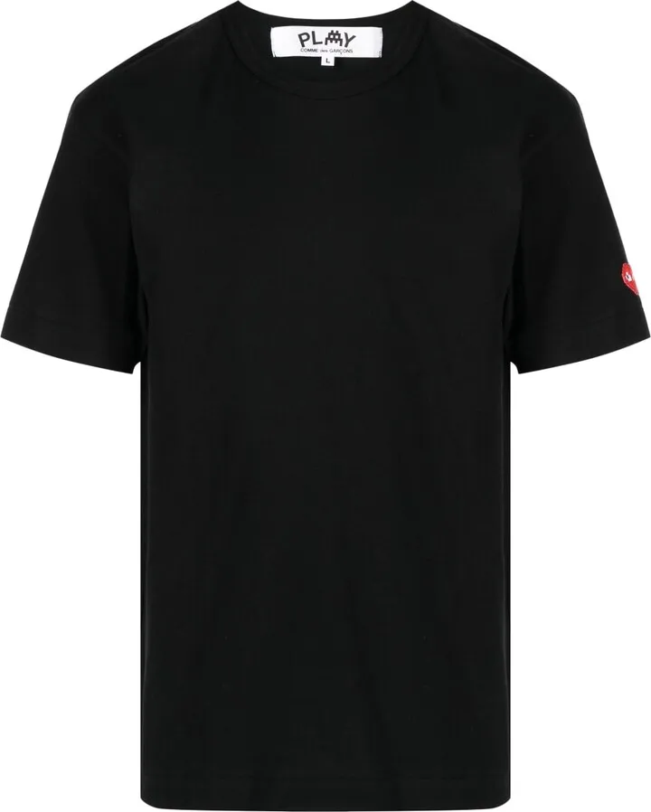 logo-patch crew-neck T-shirt