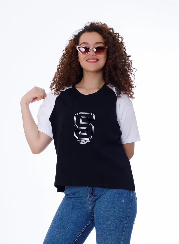 Girls Half Sleeves T-Shirt