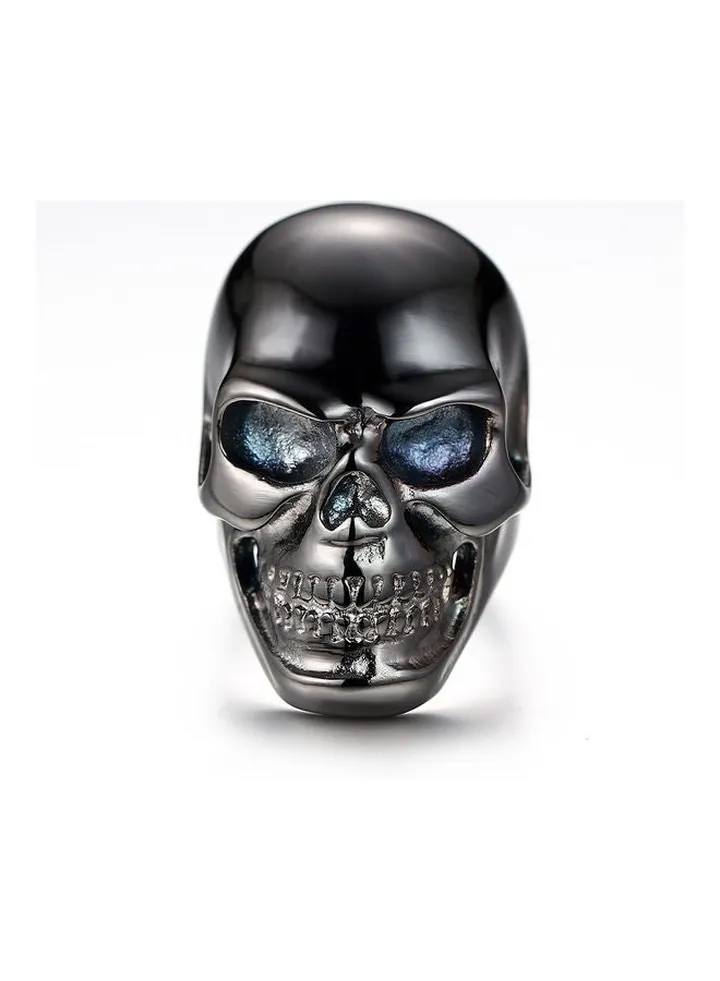 Skull Heads Designed Ring