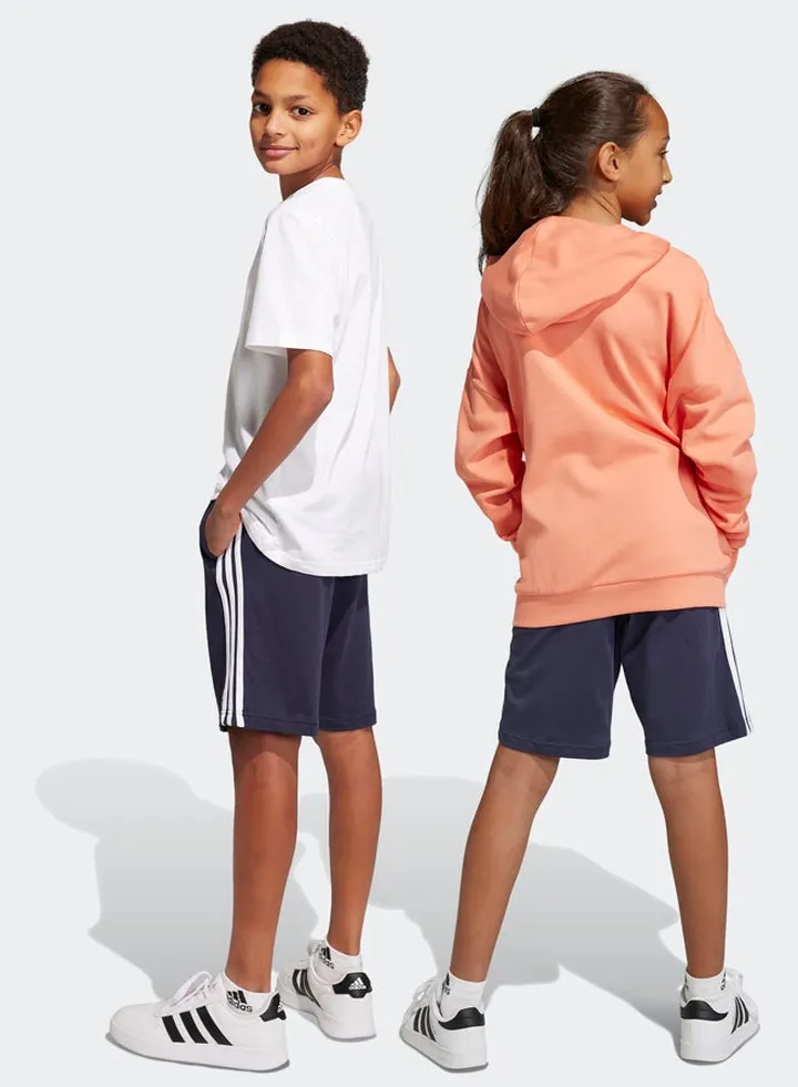 Essentials 3-Stripes Knit Shorts