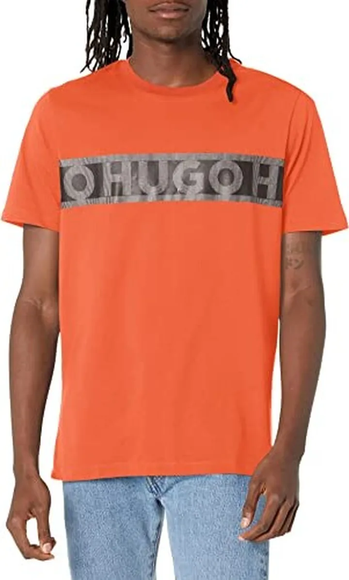 Hugo Boss mens Repeat Logo Print T-shirt T Shirt