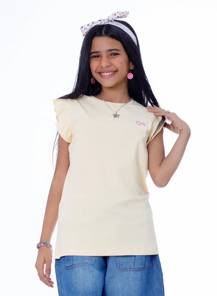 Girls Half Sleeves T-Shirt