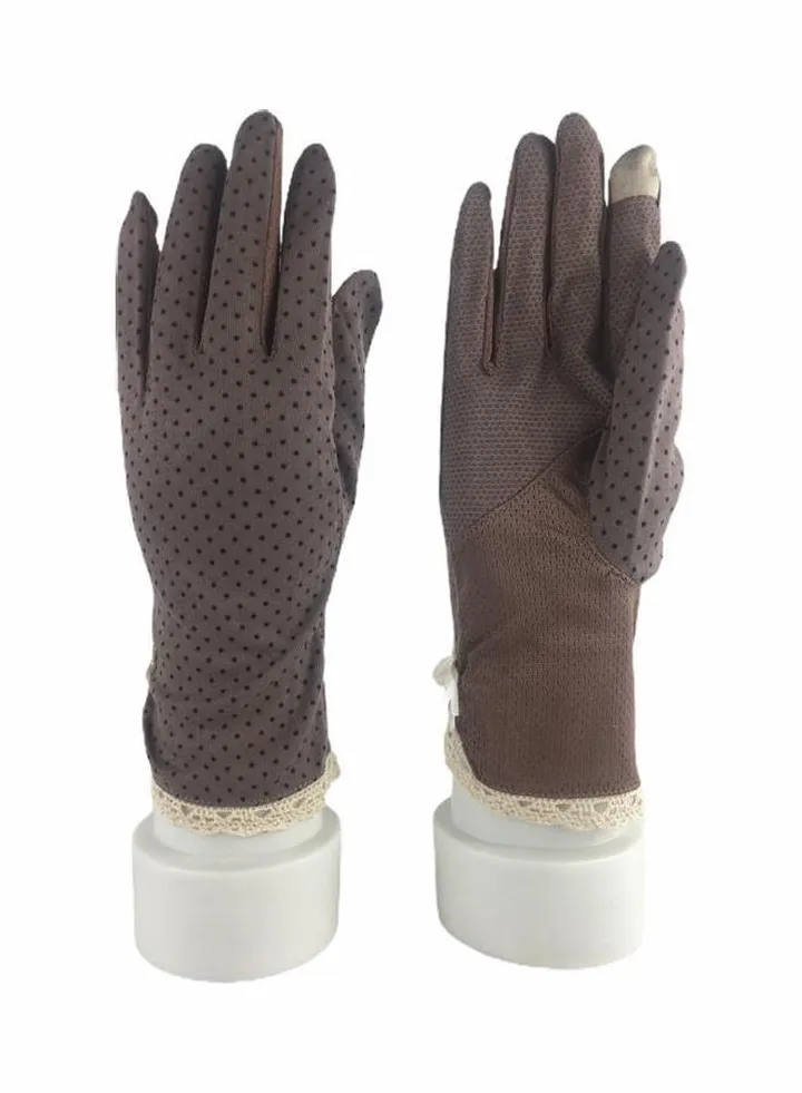 Fashion Accessories Gloves Brown