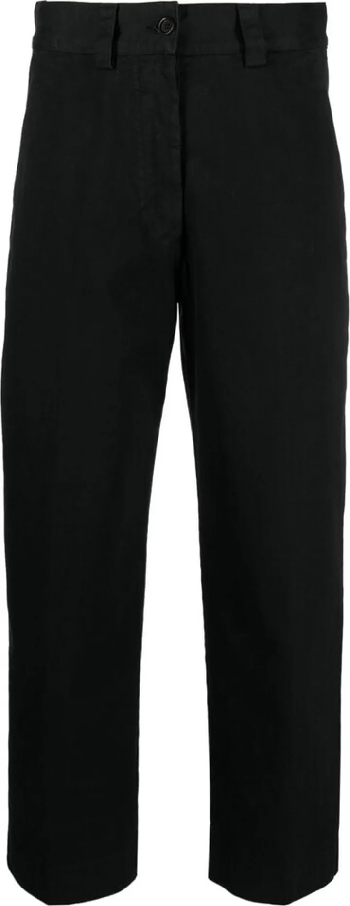 Wide-Leg Cropped Trousers