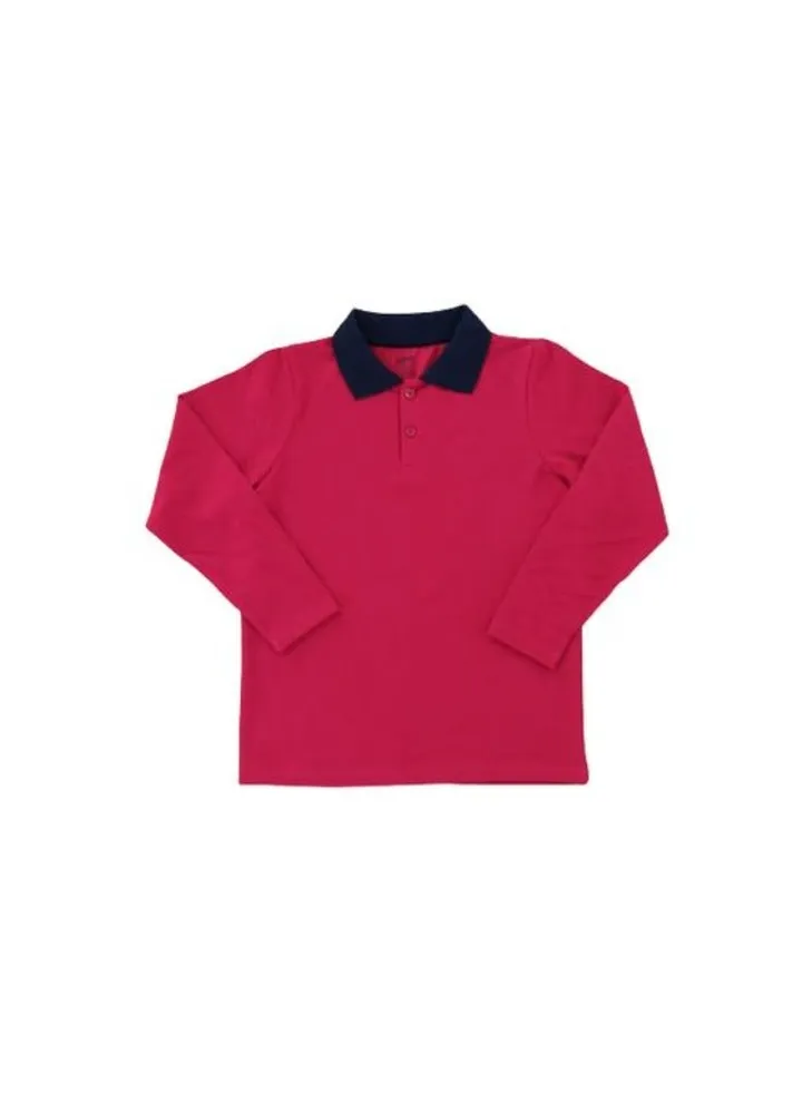 Kids Basic Polo Shirt Long Sleeves