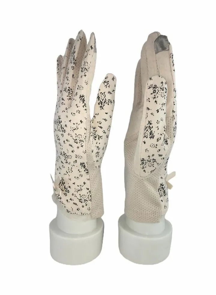 Fashion Accessories Gloves Beige