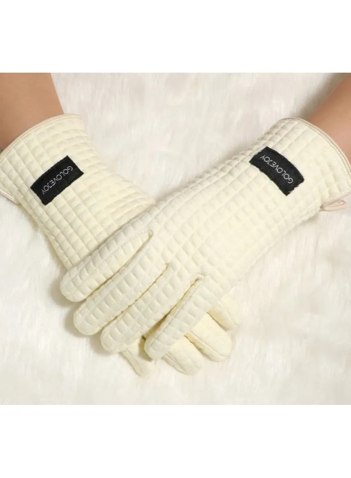 Women's Warm Plush Windproof And Cold Proof Lovely Gloves
