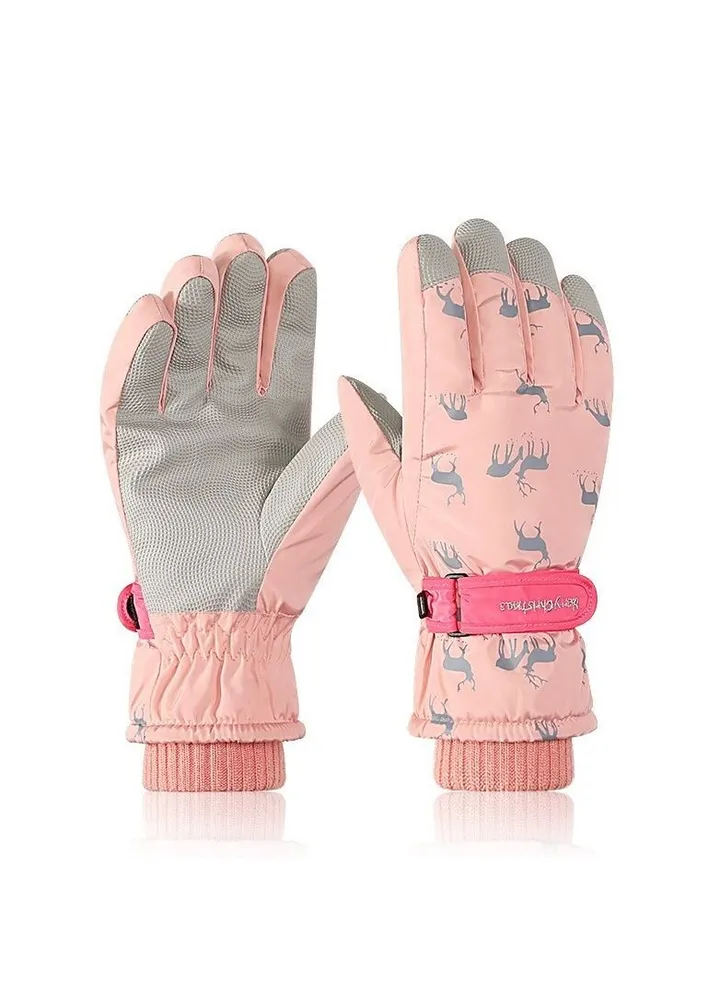 Women's Warm Plush Windproof And Cold Proof Lovely Gloves
