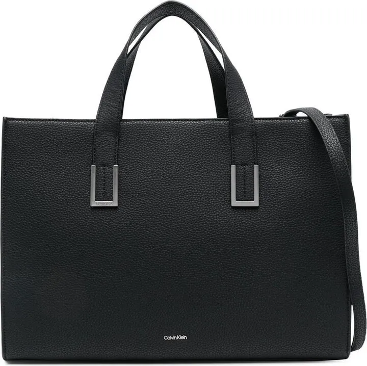 Logo-Lettering Tote Bag