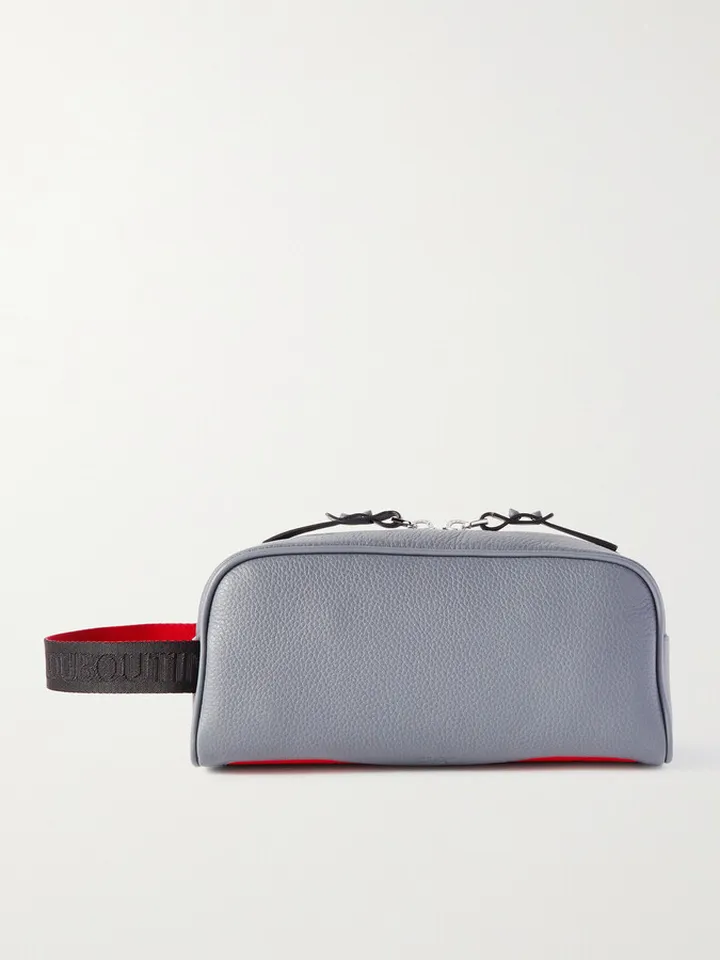 Full-Grain Leather Wash Bag
