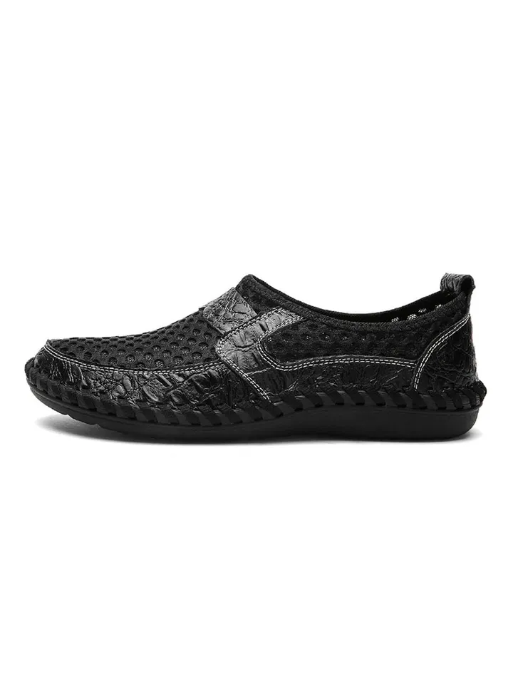 Leather Comfort Shoes Fatd-Ls-8923-Black Black