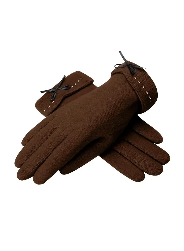 Women's Warm Plush Windproof And Cold Proof Lovely Gloves