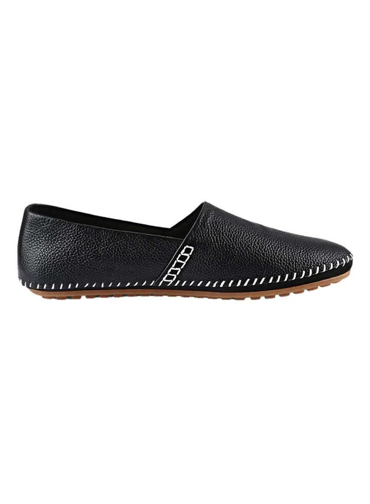 Handwork Leather Comfort Shoe Black